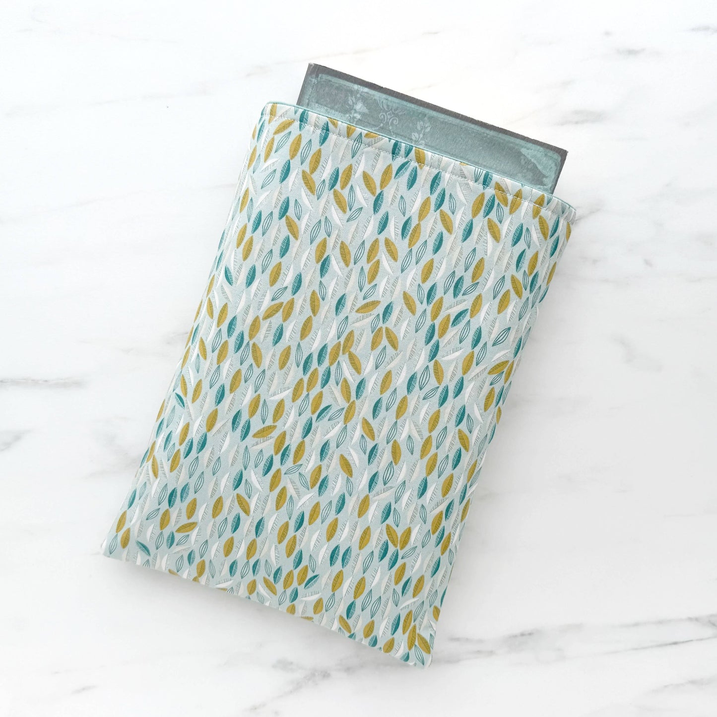 Cascading leaves padded book sleeve (coming soon)