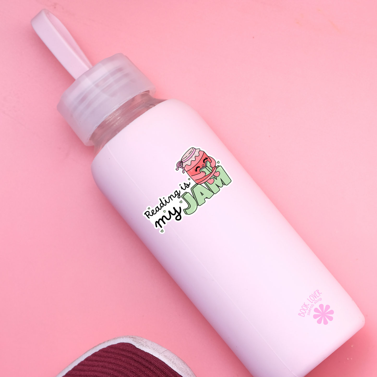 Reading is my jam sticker