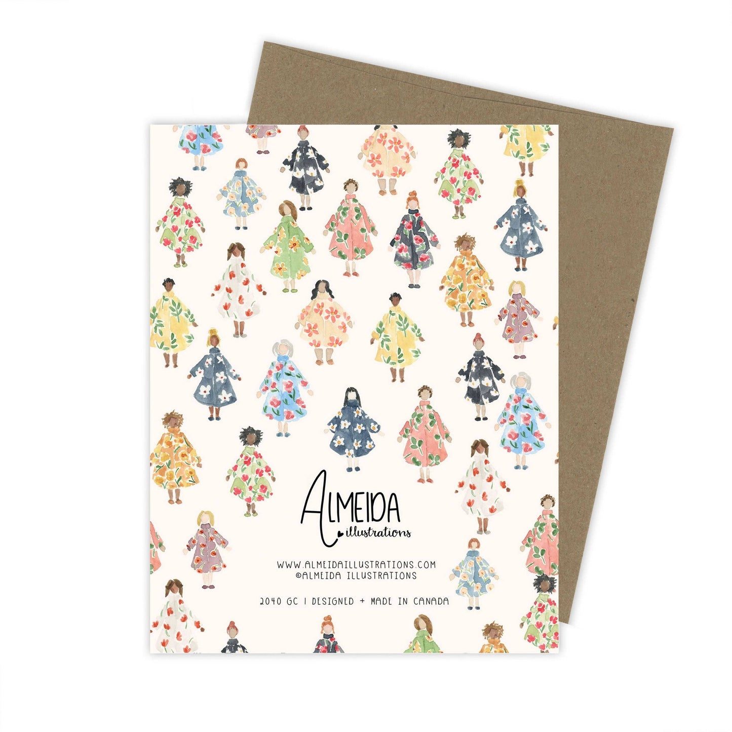 It takes a village thank you card