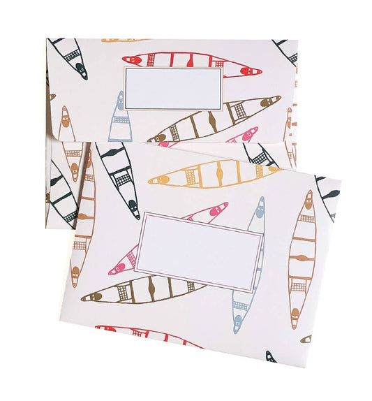 Paddle design greeting card