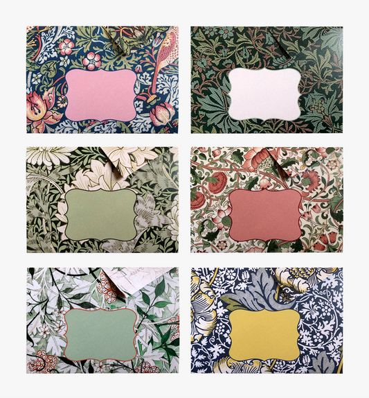 William Morris origami letter snail mail set