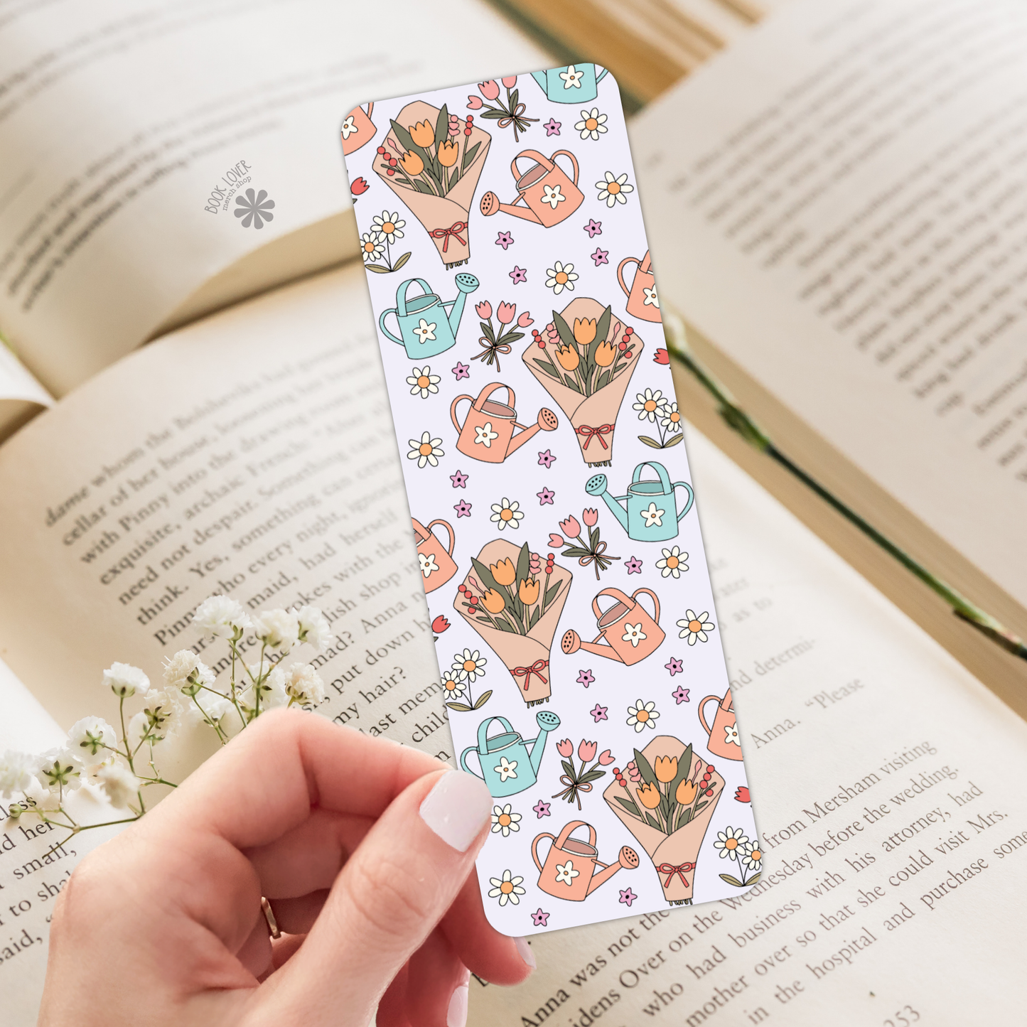 Spring fling bookmark