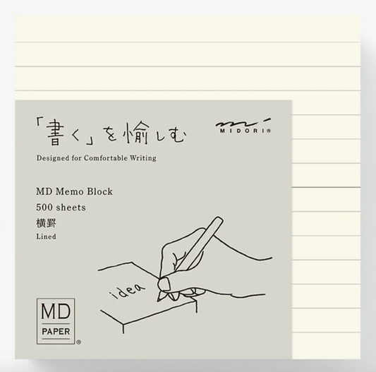Midori MD memo block (500 sheets)