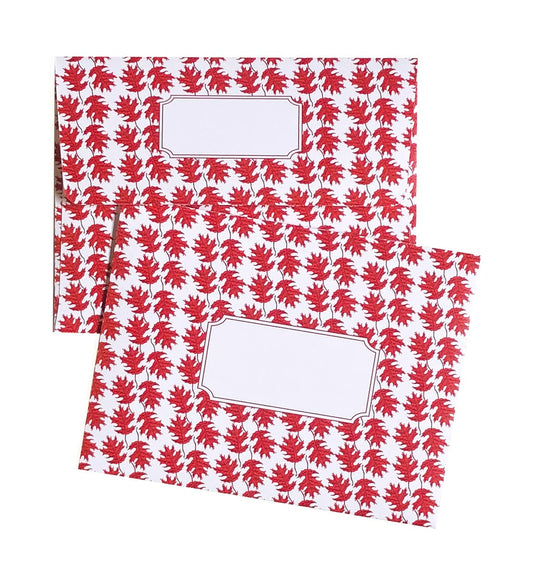 Algonquin red canoe greeting card