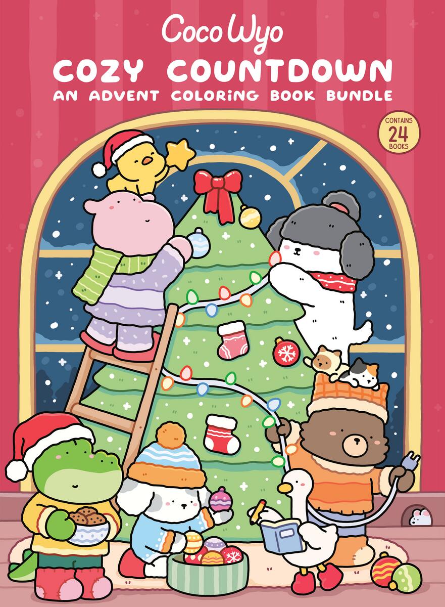 Cozy Countdown: An Advent Coloring Book Bundle by Coco Wyo