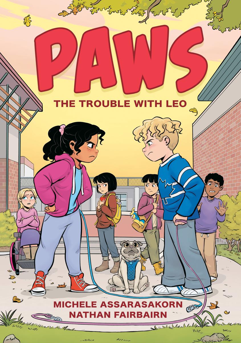 PAWS: The Trouble with Leo: A Graphic Novel by Nathan Fairbairn & Michele Assarasakorn