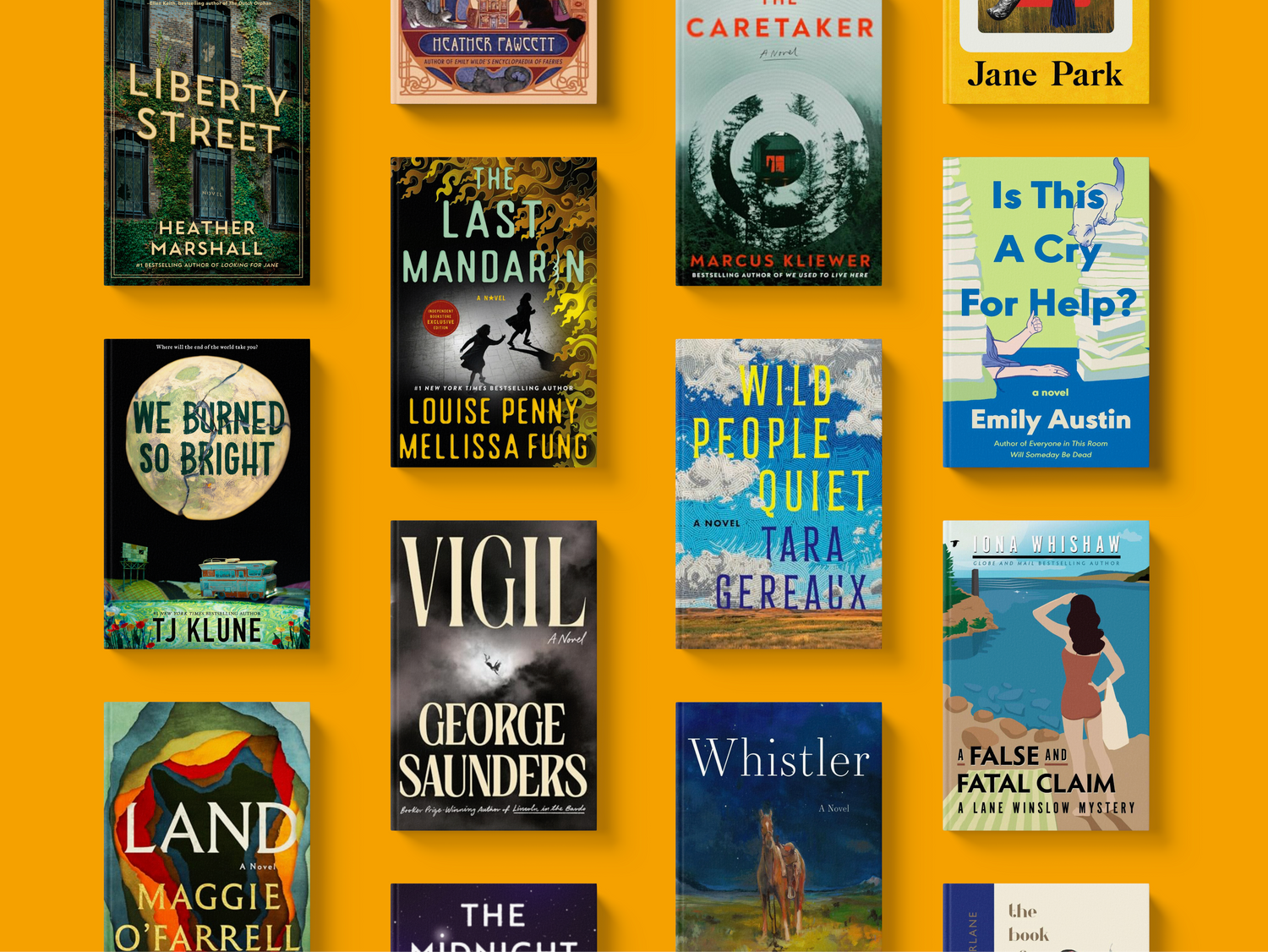 Canadian indie bookseller's list