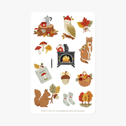 Autumn forest sticker sheet (coming soon)