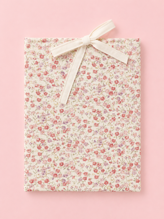 Vintage blooms book sleeve