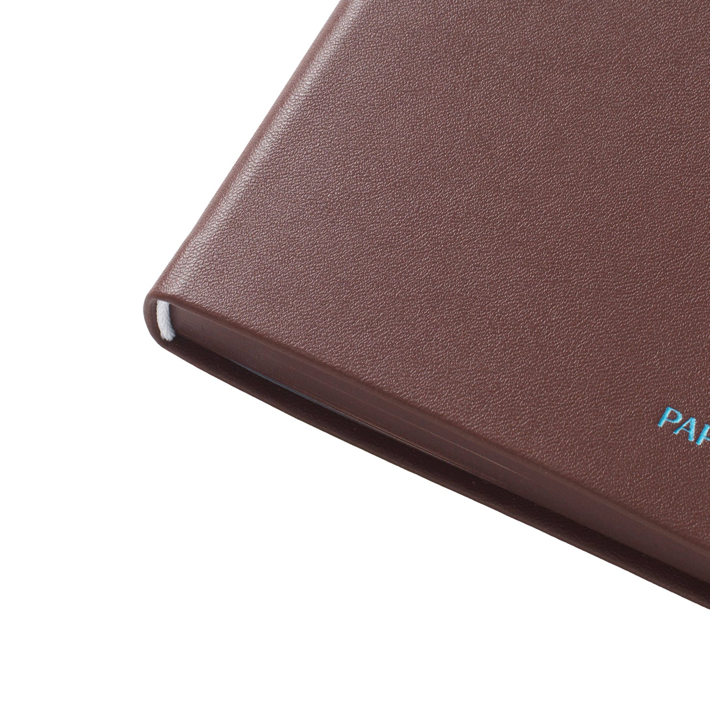 Lined notebook, A5 PU softcover - chestnut & ink (coming soon)