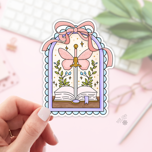 Girlie fantasy sticker