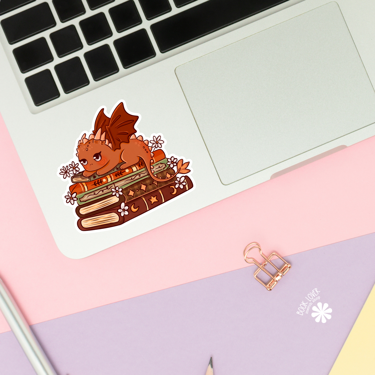 Dragon books sticker