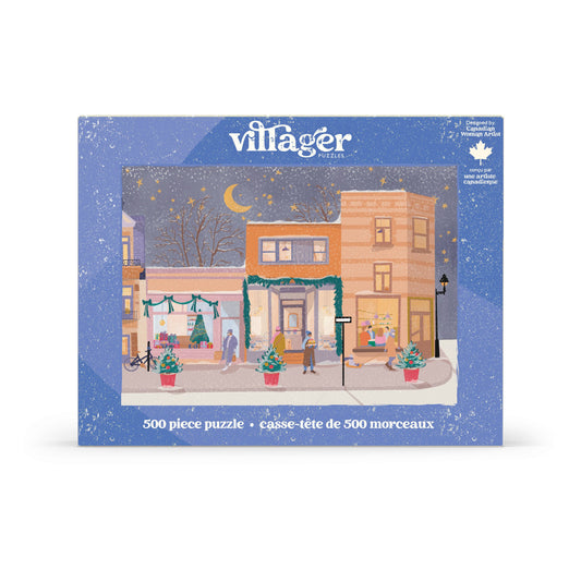Holiday streets | 500-piece puzzle | designed in Canada