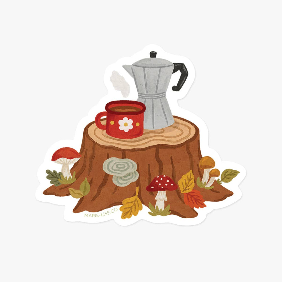 Coffee in forest sticker (coming soon)