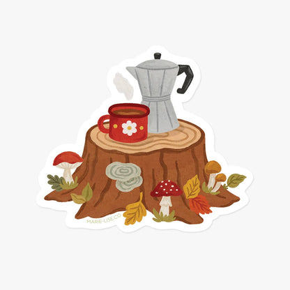 Coffee in forest sticker (coming soon)