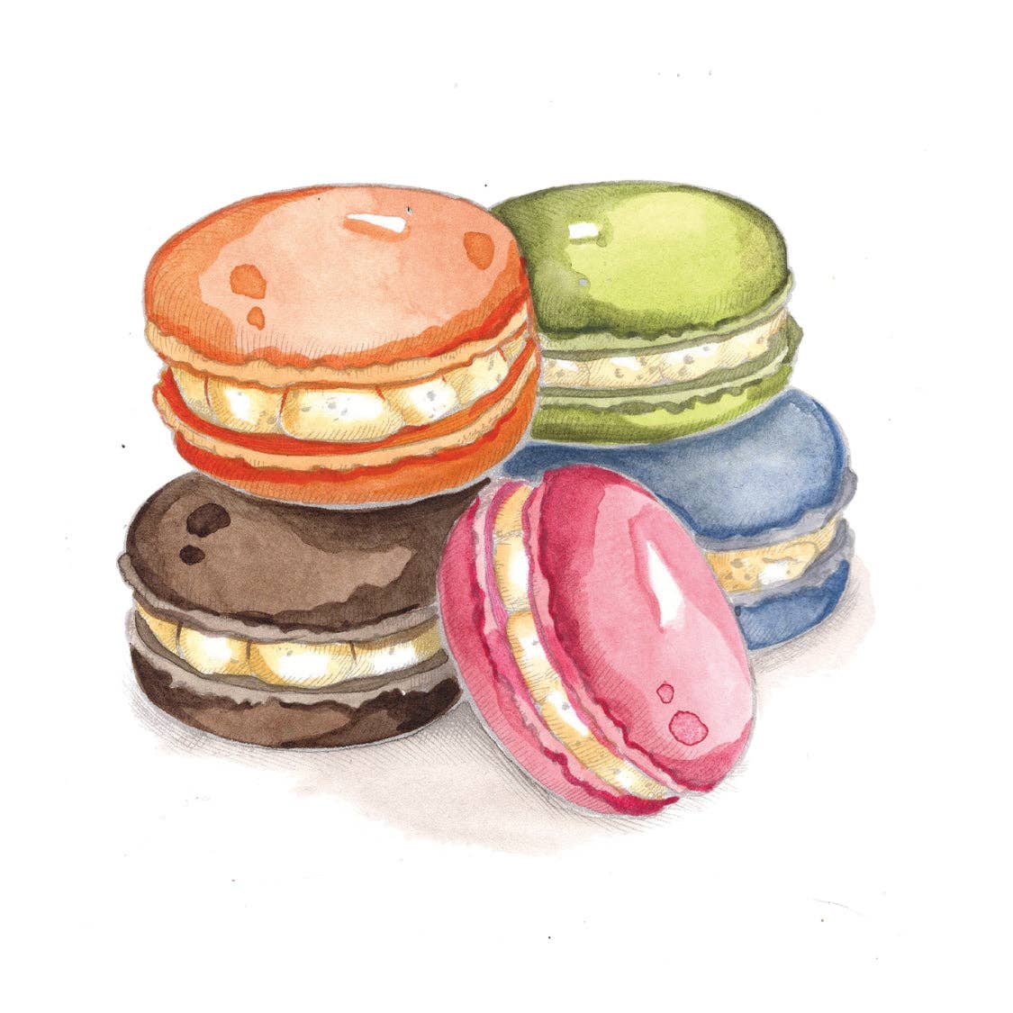 Sweet treats watercolor workbook