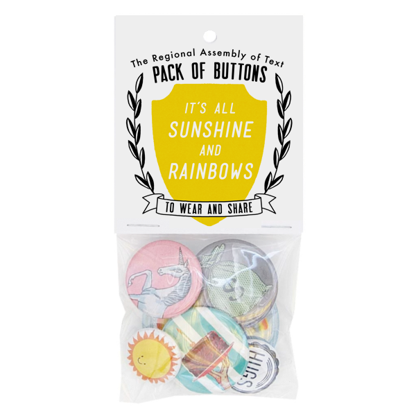 Sunshine & rainbows buttons (coming soon)
