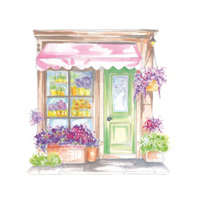 Cozy cafés watercolor workbook