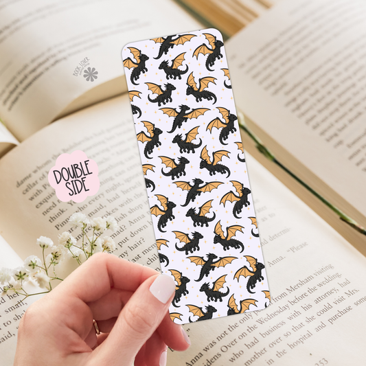 Black dragons bookmark