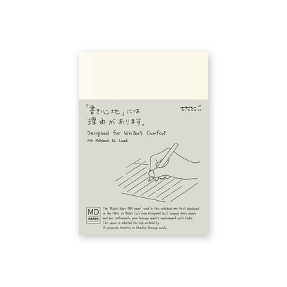 Midori A6 lined notebook