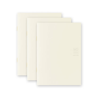 Midori A6 blank light notebook - 3 pack