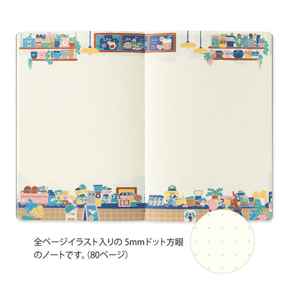 Yuru Log notebook: B6 coffee shop (coming soon)