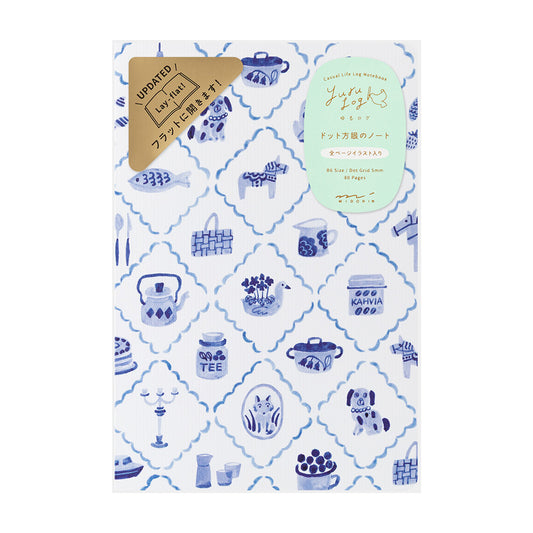 Yuru Log notebook: B6 blue Nordic (coming soon)