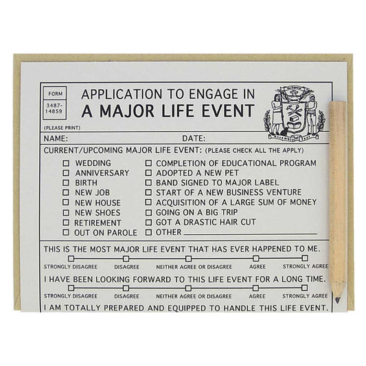 Life event application