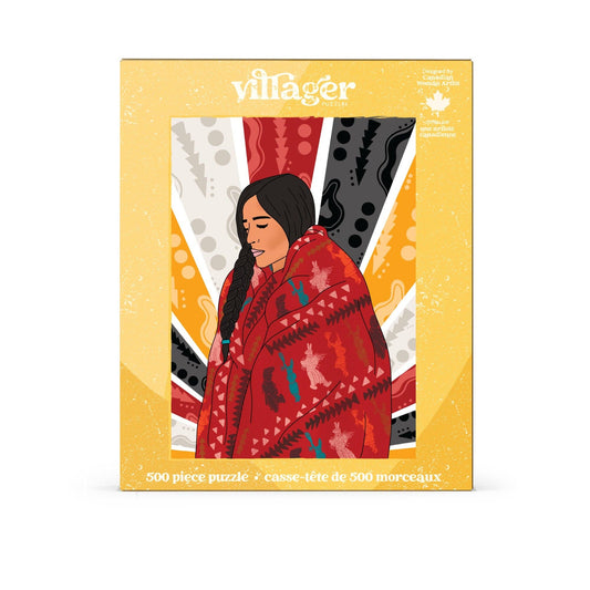 Matriarch blanket | 500-piece puzzle | designed in Canada