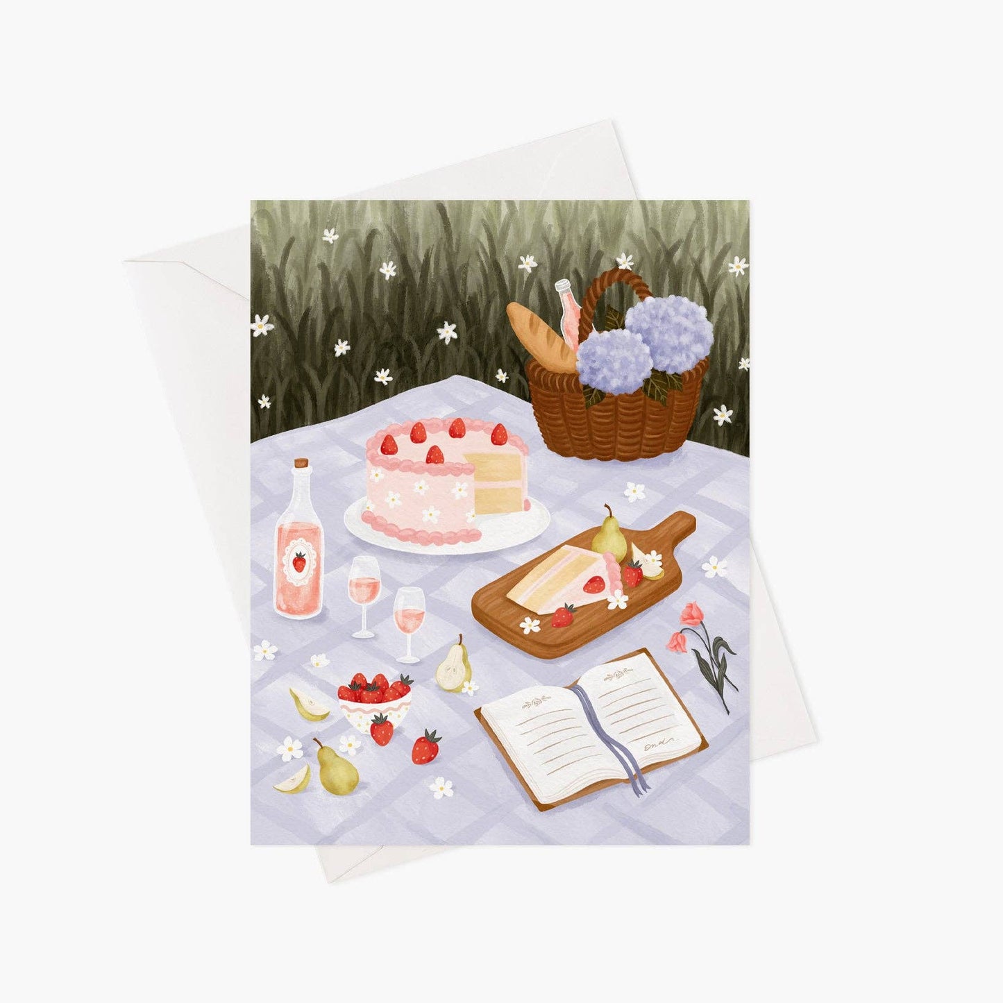 Picnic birthday greeting card
