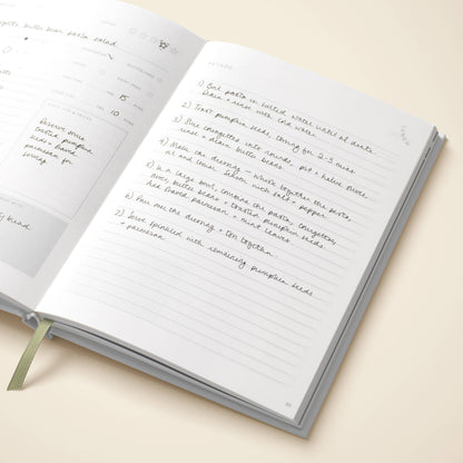 Guided recipe journal, A5 hardcover - the vineyard (coming soon)