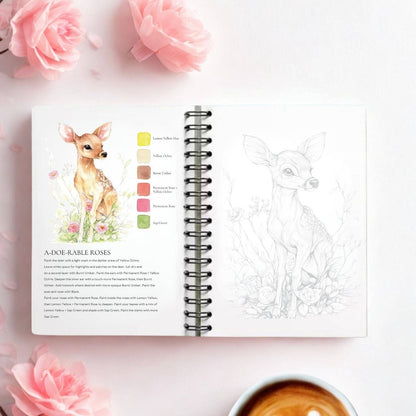 Cute critters watercolour workbook