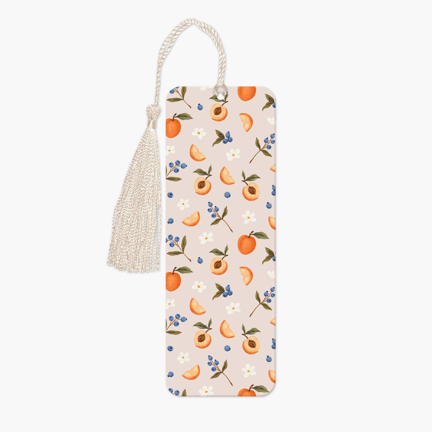 Blueberries and peaches bookmark