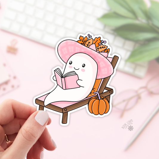 Ghost reading sticker