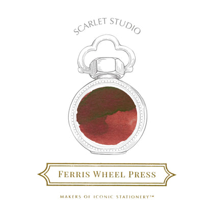 38ml Scarlet Studio ink - Ferris Wheel Press