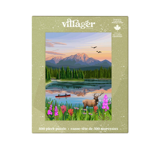 Jasper flowers | 500-piece puzzle | designed in Canada
