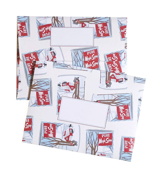 Maple syrup greeting card