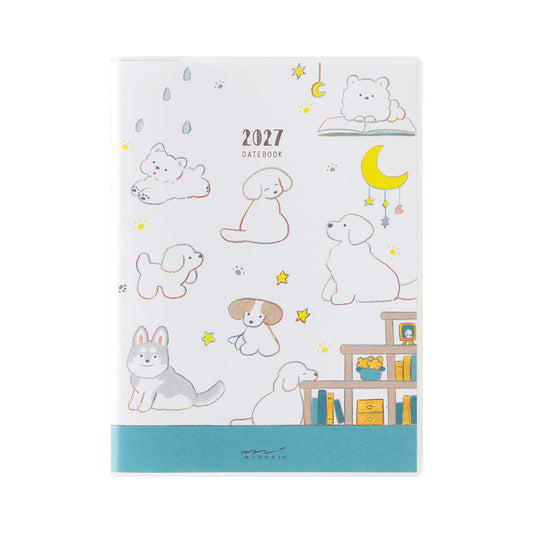 Pocket diary A6 dog 2027