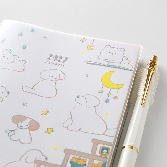 Pocket diary A6 dog 2027