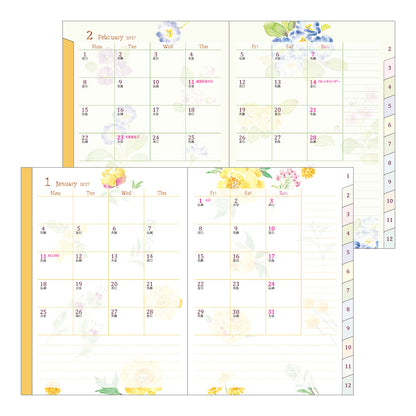 Pocket diary A6 country time flower 2027 (coming soon)