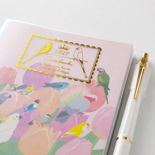 Pocket diary A6 bird 2027