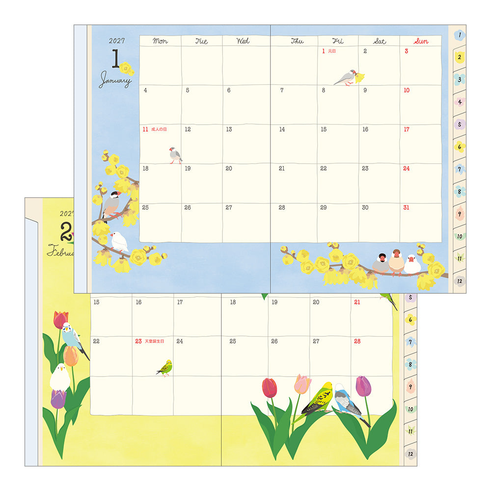 Pocket diary A6 bird 2027 (coming soon)