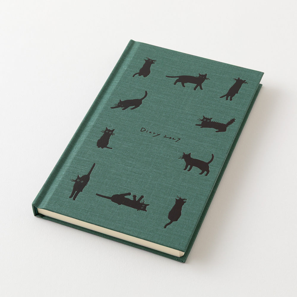 Book style diary B6 cat green 2027 (coming soon)