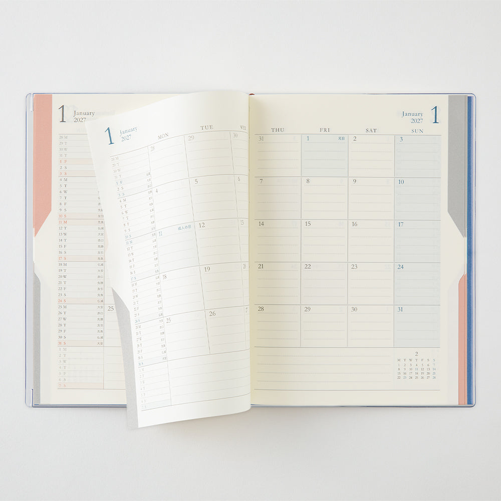 Double schedule B6 to-do light blue 2027 (coming soon)