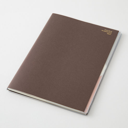 Double schedule B6 dark brown 2027