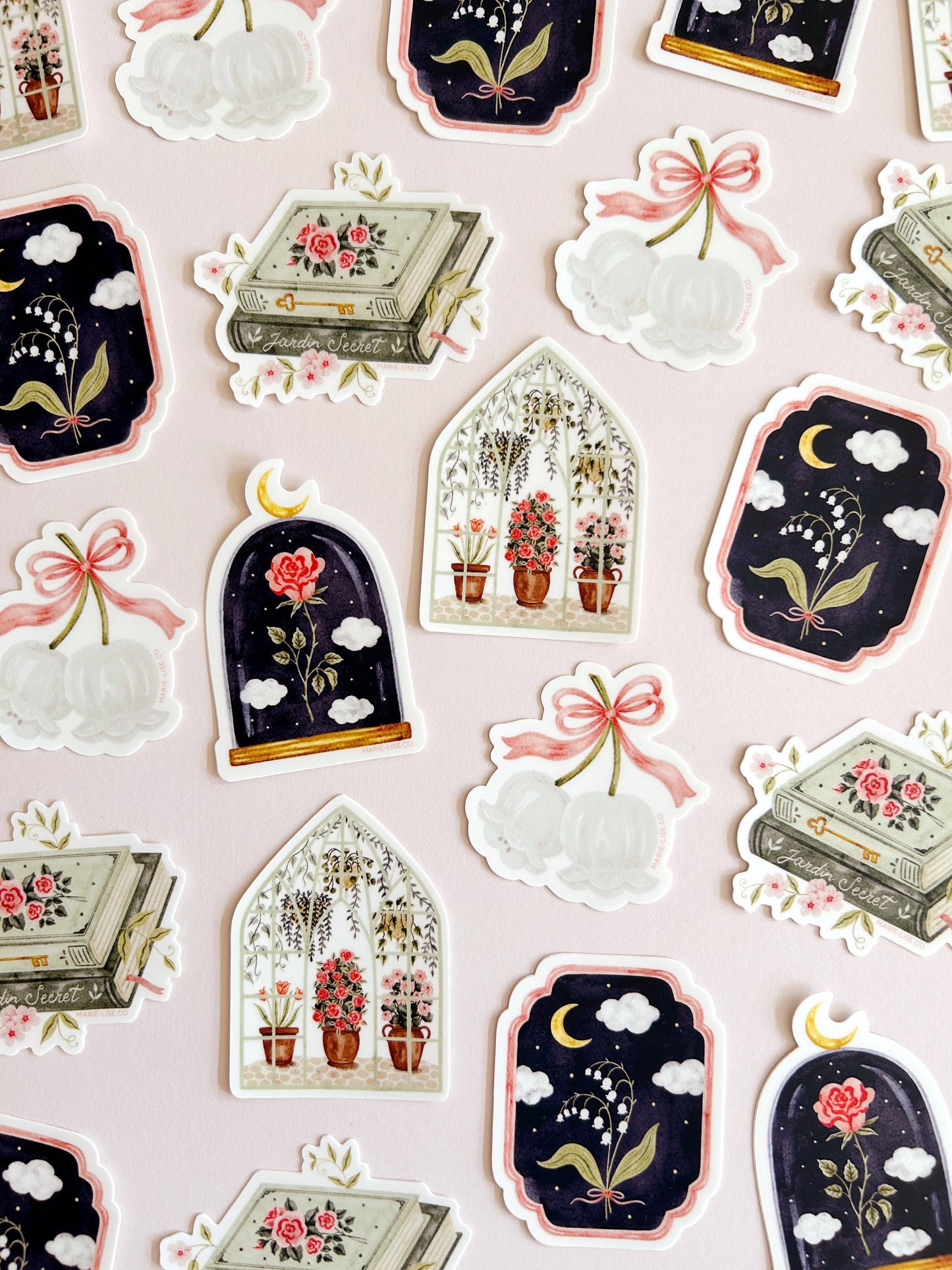 Greenhouse garden sticker