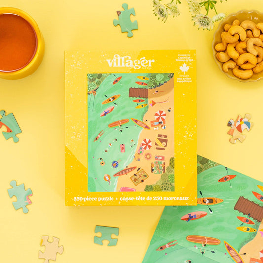 Lake day | 250 piece puzzle | designed in Canada