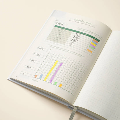 Guided finance planner, foiled A5 hardcover - shine (coming soon)