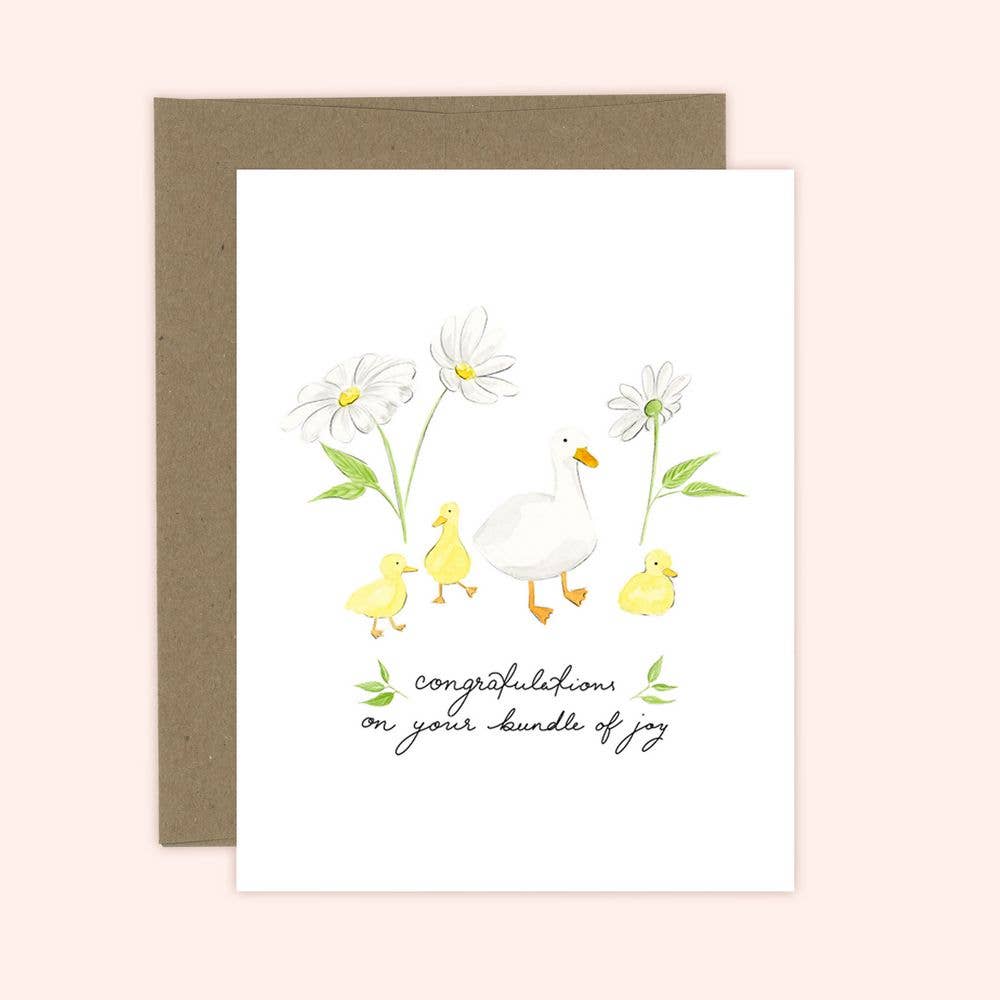 Congratulations on your bundle of joy greeting card
