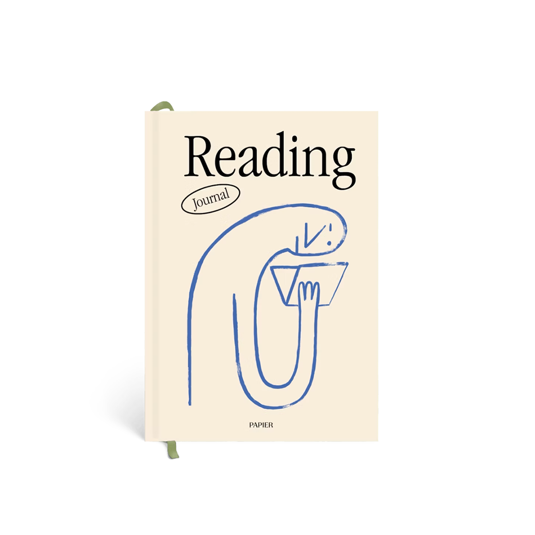 Nose in a book guided A5 reading journal